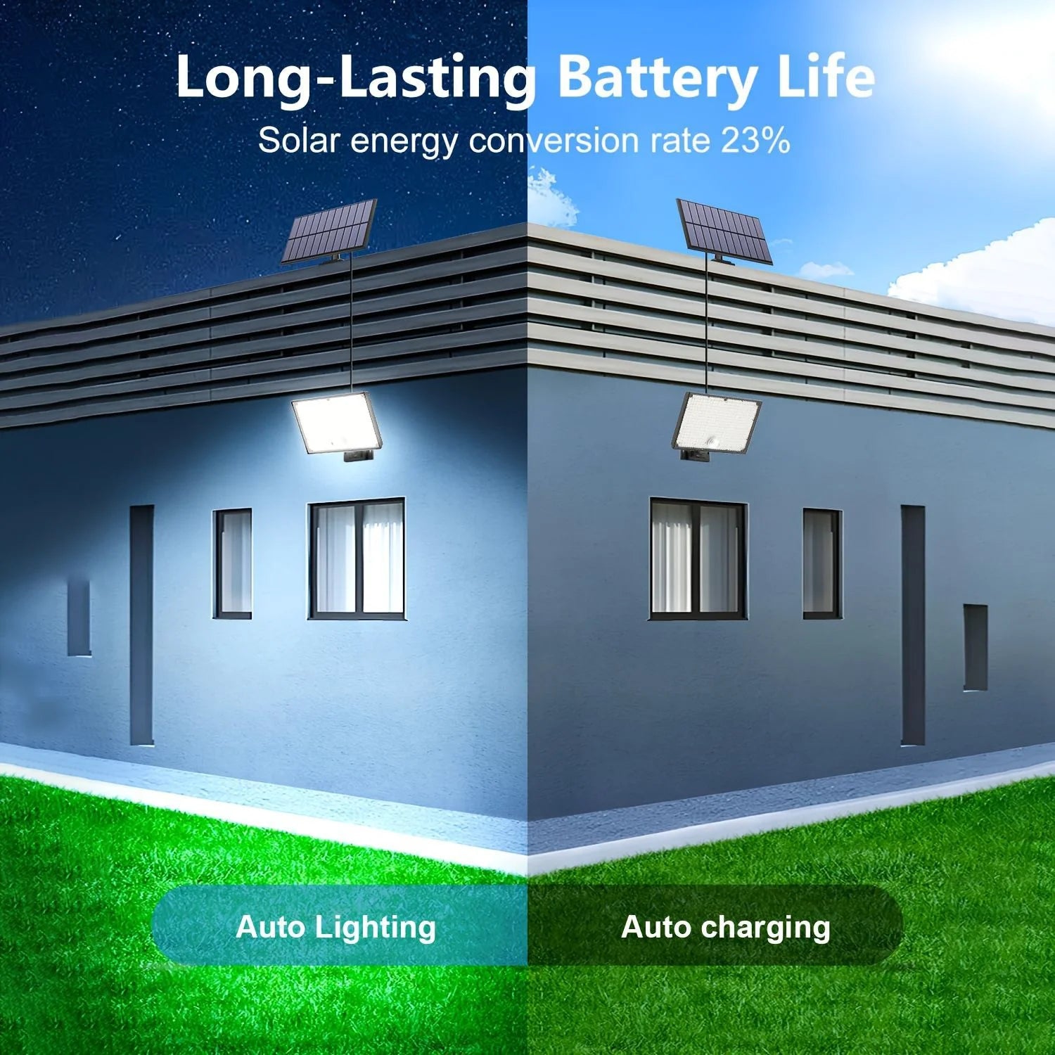 172/400/268 LED Solar Lights Outdoor Motion Sensor Solar Security Lights Waterproof Powered Garden Light Yard Patio Garage