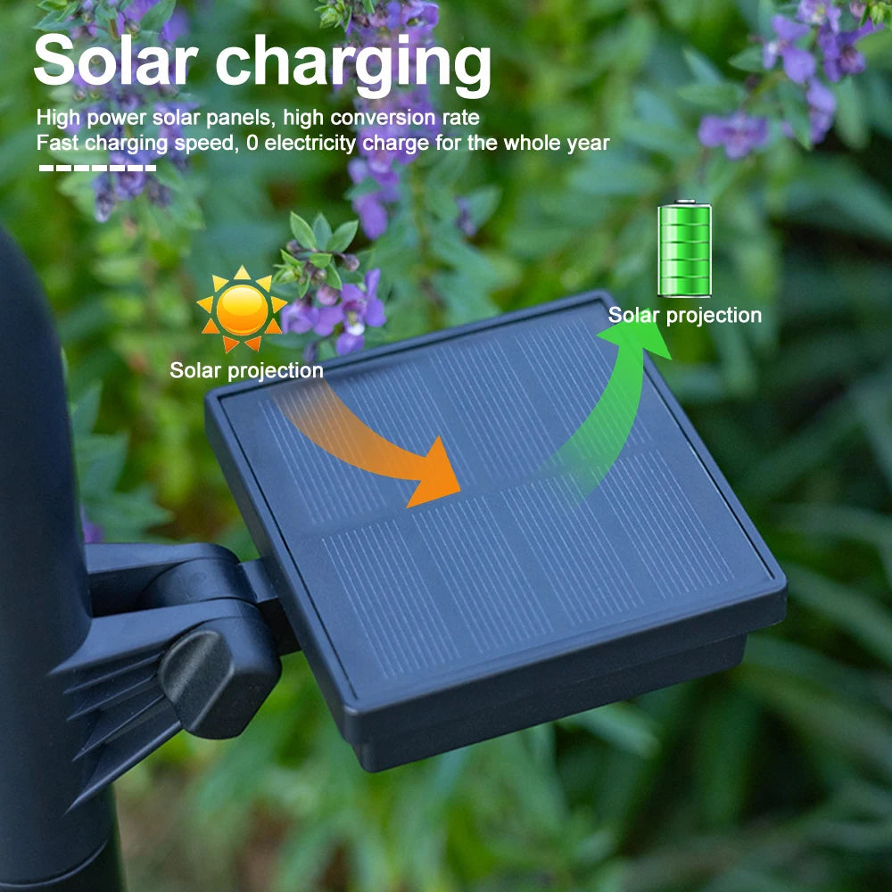 1-4 Pack Solar Pathway Light LED Solar Spot Lights Outdoor Waterproof Landscape Lighting Garden Decor Lawn Backyard Patio Walkwa