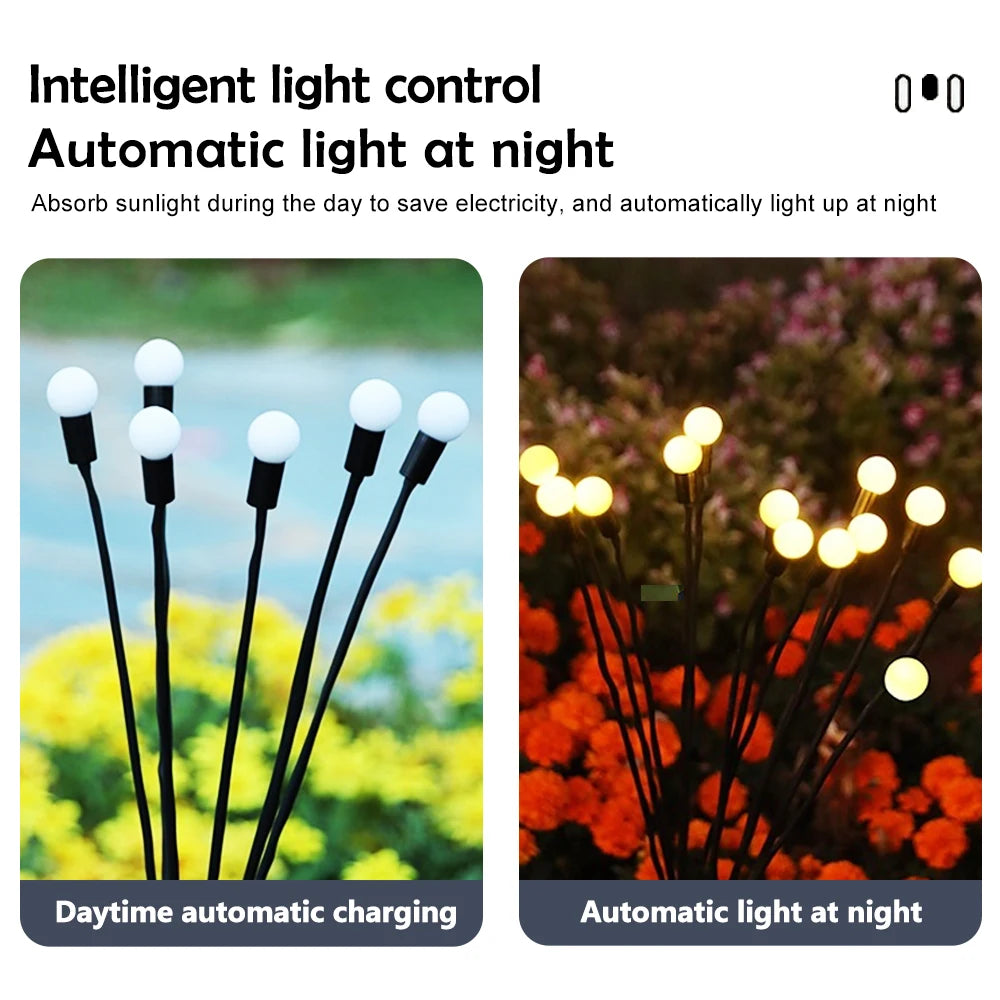 1/2/3/4PCS LED Solar Outdoor Jellyfish Swaying Lights Waterproof Garden RGB Mushroom Lawns Lamp for Patio Yard Garden Decoration