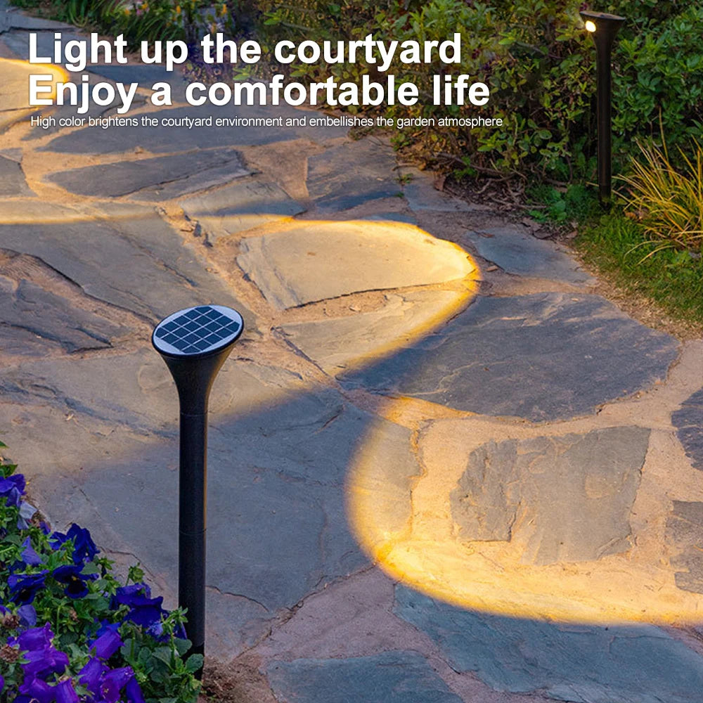 1/4Pack Solar Pathway Lights Outdoor Solar Garden Lights Waterproof IP65 For Yard Lighting Driveway Landscape Garden Decor