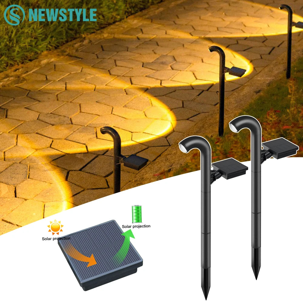 1-4 Pack Solar Pathway Light LED Solar Spot Lights Outdoor Waterproof Landscape Lighting Garden Decor Lawn Backyard Patio Walkwa