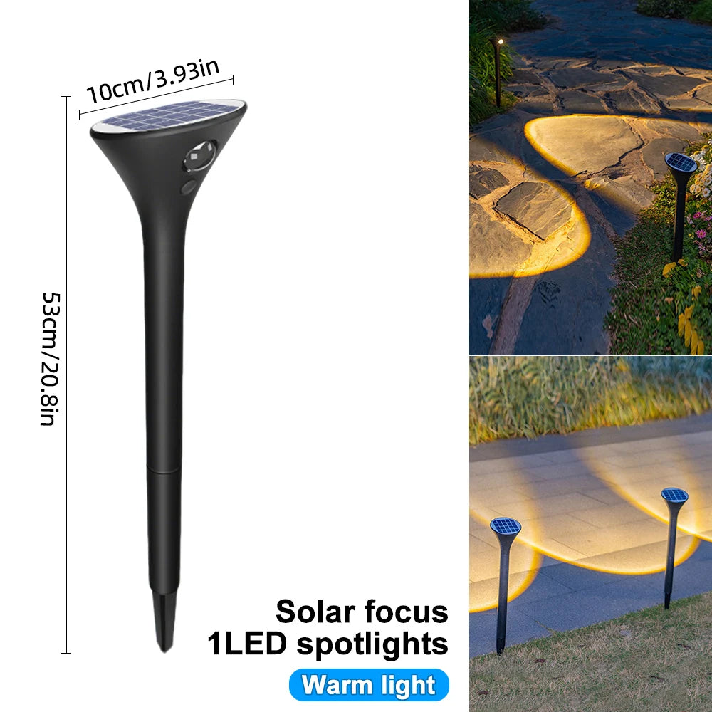 1/4Pack Solar Pathway Lights Outdoor Solar Garden Lights Waterproof IP65 For Yard Lighting Driveway Landscape Garden Decor