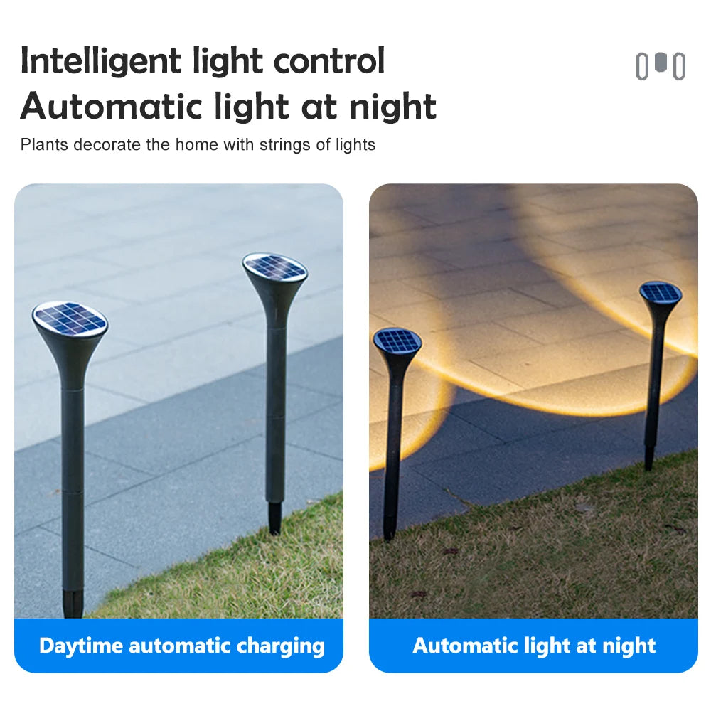 1/4Pack Solar Pathway Lights Outdoor Solar Garden Lights Waterproof IP65 For Yard Lighting Driveway Landscape Garden Decor