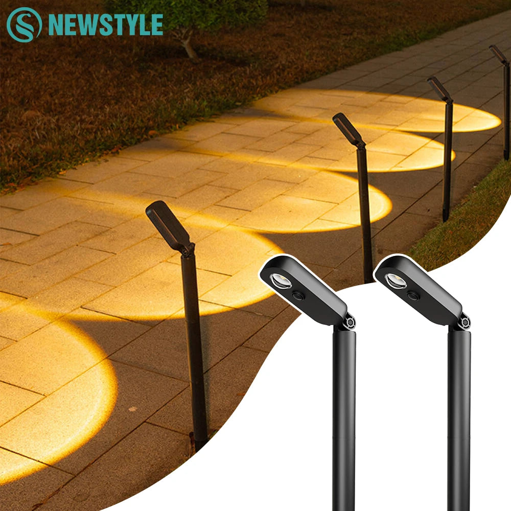 1/4 Packs Solar Garden Lights Outdoor Solar Pathway Lights Waterproof Garden Landscape Spot Lighting For Path Lighting Decor