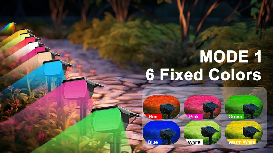 1/2/4PCS Solar Spot Light 68/72 LED Outdoor Garden Solar Landscape Spotlights Waterproof 3 Modes Wall Light Door Backyard Garage