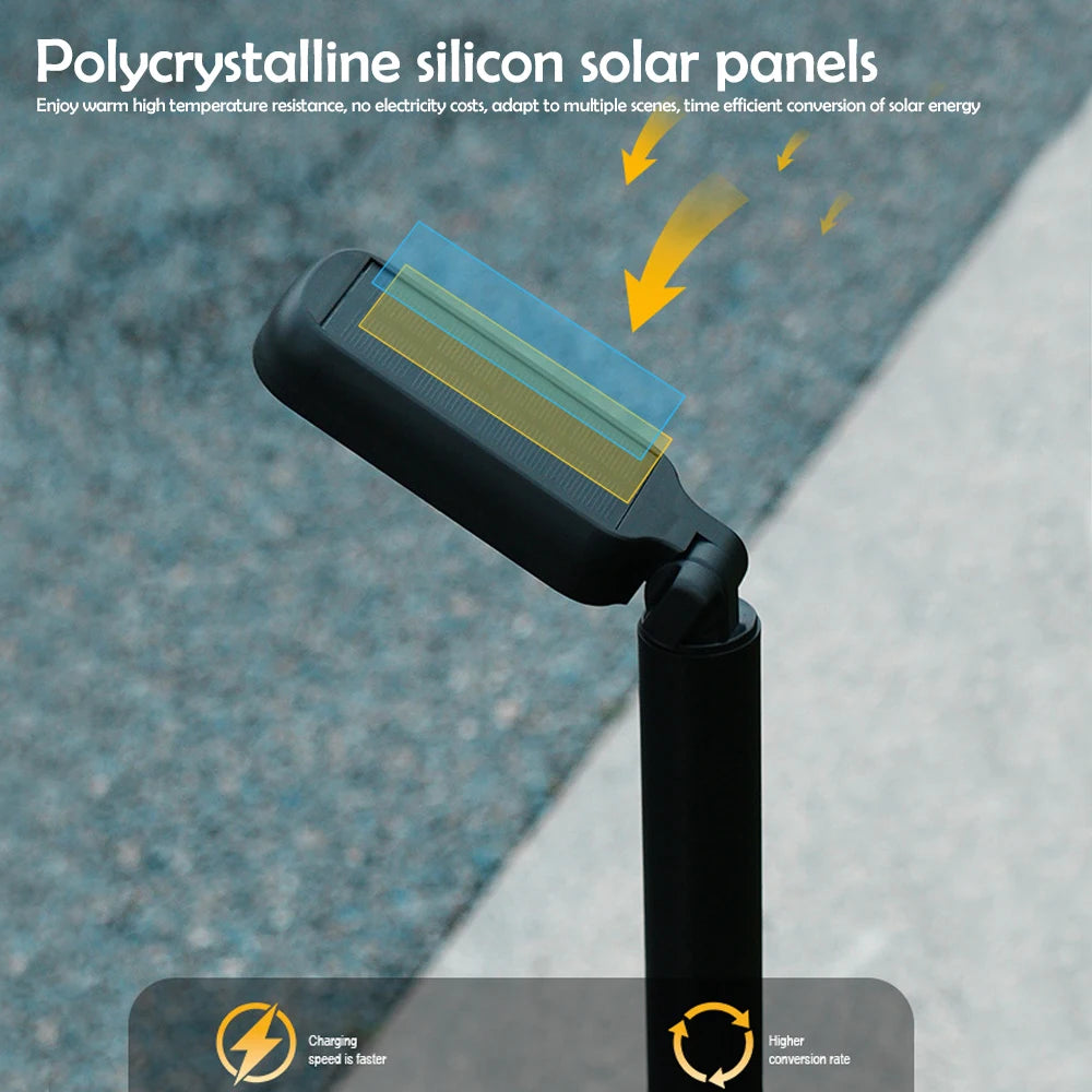 1/4 Packs Solar Garden Lights Outdoor Solar Pathway Lights Waterproof Garden Landscape Spot Lighting For Path Lighting Decor