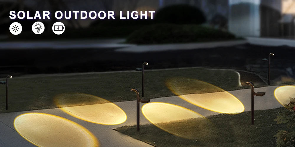 1-4 Pack Solar Pathway Light LED Solar Spot Lights Outdoor Waterproof Landscape Lighting Garden Decor Lawn Backyard Patio Walkwa