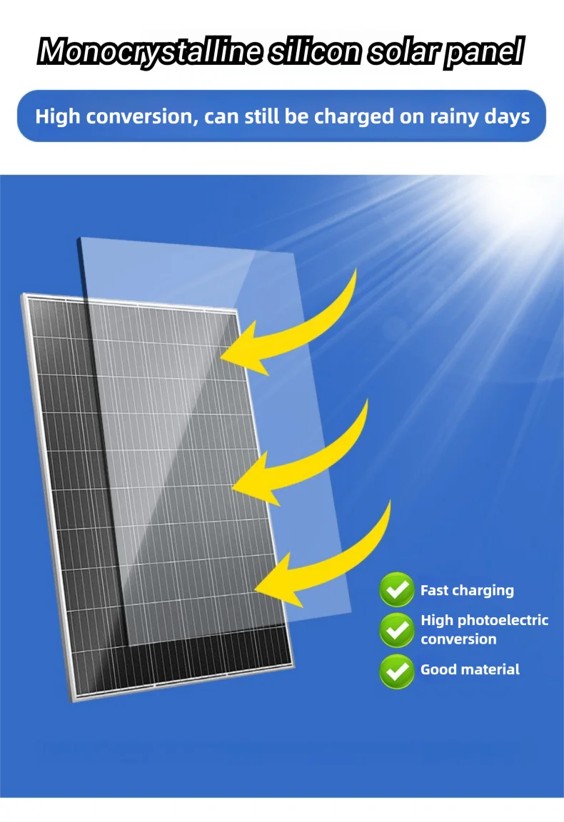 1-2PCS Solar Landscape Spotlights Garden 65LED Solar Pathway Light Outdoor  Dual Solar Panels Wall Lamp Waterproof Porch Garage