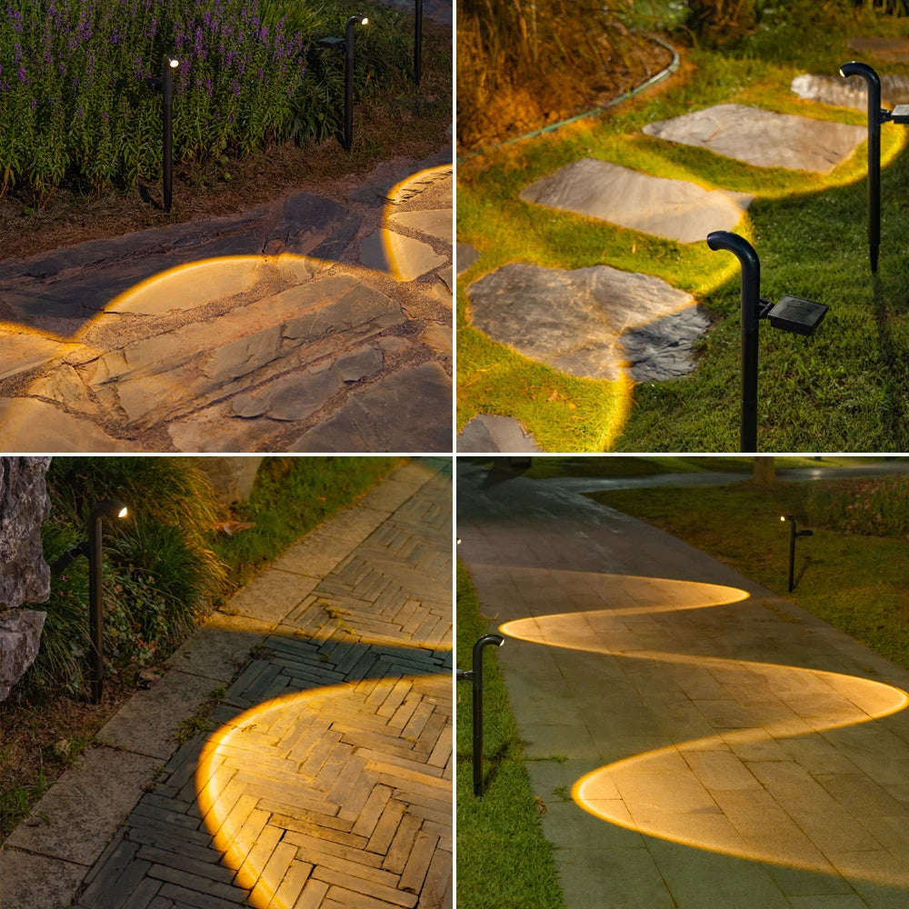 1-4 Pack Solar Pathway Light LED Solar Spot Lights Outdoor Waterproof Landscape Lighting Garden Decor Lawn Backyard Patio Walkwa