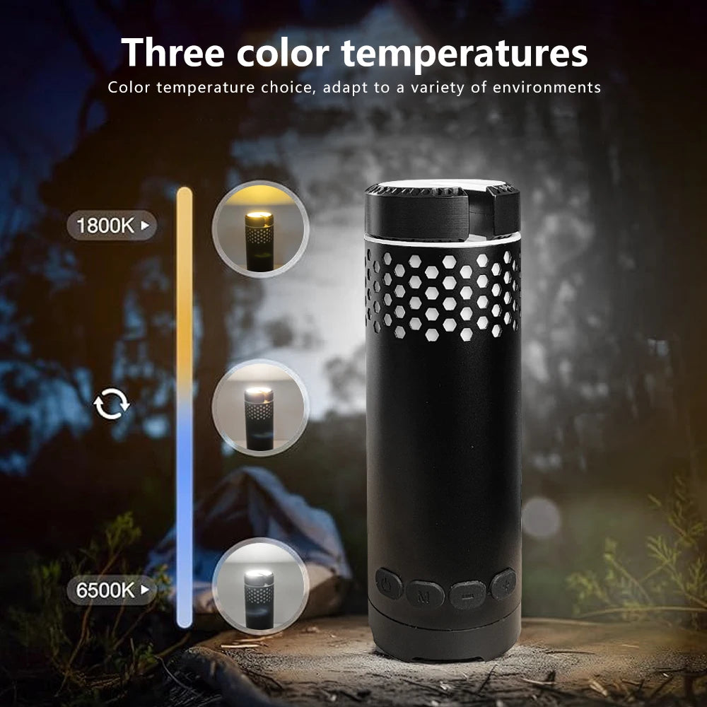 10000mAh Rechargeable Camping Light Portable Telescopic Lantern with Tripod Magnetic Detachable Tent Lamp Flashlights Emergency