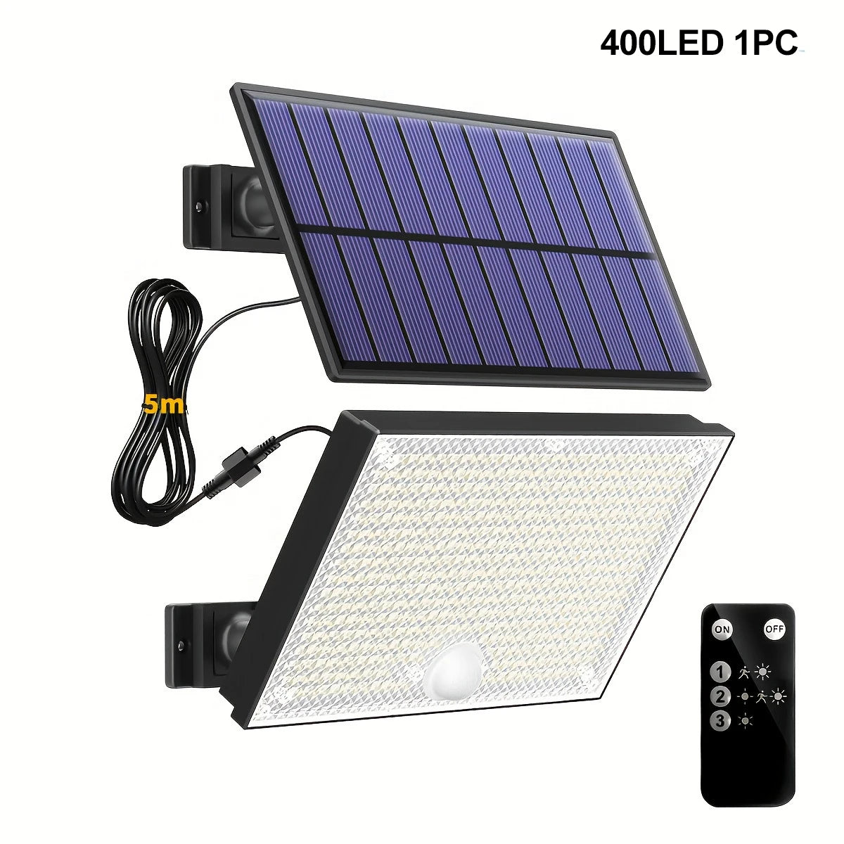 172/400/268 LED Solar Lights Outdoor Motion Sensor Solar Security Lights Waterproof Powered Garden Light Yard Patio Garage